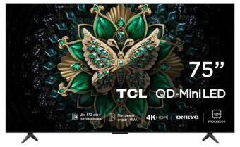 ��������� TCL 75C6K QD-Mini LED 144Hz Smart WiFi GoogleTV