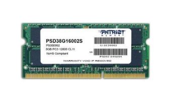   SODIMM DDR3-1600 8GB PSD38G16002S PATRIOT
