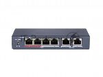 ������� ������������� ���������� 4 RJ45 1000M PoE �����; 1 Uplink ���� 1000� Ethernet; PoE: IEEE802.3af IEEE802.3at; ������ PoE 35��; ��������� ������ �������� �� 100�10 Gbps ������ �� �������������� DC48� 0.8A; 38��;-10 C...+55C.