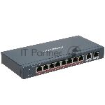 ���������� Hikvision DS-3E0310HP-E(C), 8?100 ����/� PoE + 2?1 ����/�, �������������