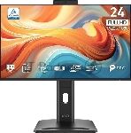 ������� MSI PRO MP245PDG E14 23.8" 16:9 FHD(1920x1080) IPS Flat,1ms(MPRT),1300:1,100M:1,300nits,Webcam,HDMI,DP,Type-C,Type-B, 2xType A,LAN,Speaker,Tilt,Swivel,Height,Pivot,VESA,144Hz,Black,1y war-ty