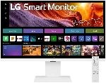 ������� 31.5" LG UltraFine 32U830SA-W IPS 3840x2160, 60 ��, 5 ��, 16:9, 400 ��/�?, 2xHDMI 2.0, USB-C (65 ��), USB Hub (2x USB 3.0), 3.5 Jack, HDR10, �������� (2x5 ��), Smart TV, Wi-Fi, Bluetooth, VESA 100x100, �����
