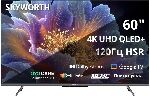 ��������� Skyworth 60" 60Q66H ������/����������� QLED UHD 60Hz Smart TV Google TV 2GB/16GB