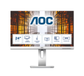 ������� AOC 24" X24P1, 16:10, IPS, WUXGA, 4ms, 300cd, 60Hz, VGA, DVI, HDMI, DP, USB, SPK, HAS