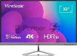 ������� ViewSonic 31.5" VX3276-4K-MHD-2 ����������� VA LED 16:9 HDMI M/M ������� 350cd 178��/178�� 3840x2160 60Hz DP 4K 6.9��