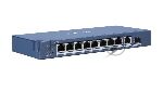 ���������� Hikvision DS-3E0510P-E, 8?1 ����/� PoE+ + 1?1 ����/� + 1?1 ����/� SFP, �������������