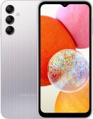 Смартфон Samsung Galaxy A14 4/64Gb Silver arabic EXS