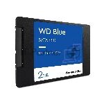 ���������� SSD WD 2Tb Blue Client SATA 2.5" 6Gb/s, 560/530, IOPS 95/84K, MTBF 1,75M, 3D NAND TLC, 500TBW, Retail (856315)