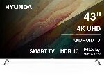 ��������� Hyundai 43" H-LED43BU7009 ������ LED UHD 60Hz Smart TV