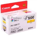 �������� �������� Canon PFI-1000 Y ������ (80 ��.) ��� Canon IJ SFP PRO-1000 WFG