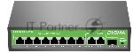 ���������� Digma DSP208G-2G-1S-T120 (L2) 10x1 ����/� 1SFP 8PoE 8PoE+ 120W �������������