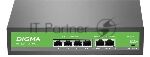 ���������� Digma DSP204F-2F-T80 DSP204F-2F-T80 V1 (L2) 6x100 ����/� 4PoE 4PoE+ 80W �������������