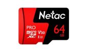 Карта памяти MICRO SDHC 64GB NT02P500PRO-064G-S NETAC