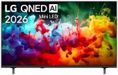 ��������� LG 55QNED70B6C, 55", ������ �����, QNED, 4K Ultra HD, 60Hz, WebOS