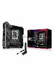 ����������� ����� ASUS ROG STRIX B860-I GAMING WIFI, LGA1851, Intel B860, 2xDDR5, 4xSATA, 2xM.2, 1xPCIe 5.0 x16, 1xDP, 1xHDMI, 1xThunderbolt 4, 1x2.5Gb LAN, Wi-Fi 7, 2xUSB 2.0, 3xUSB 3.2 Gen 1, 1xUSB 3.2 Gen 2, 1xUSB 3.2 Gen 2x2, 1xUSB-C, 1xS/PDIF, 2x3.5 