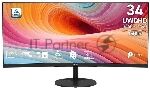 ������� MSI 34" PRO MP341CQ E12 1500R, 21:9, VA, UWQHD, 1/4ms, 300cd, 120Hz, HDMI, DP, SPK
