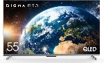 ��������� Digma Pro 55", QLED 55D, ������/������, Direct LED 4K Ultra HD, 144Hz, Google TV, 3GB/32GB