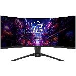 ������� 34" ASRock Phantom Gaming PG34QRT2B VA 3440x1440, 180 ��, 1 ��, 16:9, 500 ��/�?, 2xHDMI, 2xDP, ��������� 1500R, ������