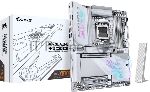 ����������� ����� Gigabyte X870E AORUS PRO X3D ICE, AM5, AMD X870E, 4xDDR5, 4xSATA, 4xM.2, 1xPCIe 5.0 x16, 1xPCIe 4.0 x16, 1xPCIe 3.0 x16, 1xHDMI, 1x5Gb LAN, Wi-Fi 7, Bluetooth 5.4, 2xUSB-C 40Gbps (USB4), 2xUSB-C 10Gbps, 5xUSB-A 10Gbps, 3xUSB-A 5Gbps, 3x3