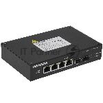 ���������� Hikvision DS-3T0506HP-E/HS, 4?1 ����/� PoE+ + 2?1 ����/� SFP, �������������