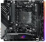 ����������� ����� ASUS ROG STRIX X570-I GAMING, AM4, AMD X570, 2xDDR4, 4xSATA, 2xM.2, 1xPCIe 4.0 x16, 1xHDMI, 1xDP, 1x1Gb LAN, Wi-Fi 6, Bluetooth 5.0, 1xUSB-C 10Gbps, 3xUSB-A 10Gbps, 4xUSB-A 5Gbps, 2xUSB-A 2.0, 3x3.5 ��, 7.1, ITX