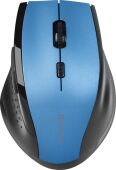 Мышь беспроводная 2.4G(USB-адаптер) оптическая 5+кн.колесо 800-1600dpi черно-синяя ACCURA MM-365 52366 DEFENDER