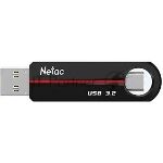 ������ USB Netac US18 (NT03US18C-256G-32BK), 256Gb, USB 3.2/TypeC, R/W 200/100, ������/�������