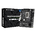 ����������� ����� Maxsun Challenger B760M-F, LGA 1700, Intel B760, 2xDDR4, 3xSATA III, 2xM.2, 1xPCIe 4.0 x16, 1xHDMI, 1xVGA, 1xRJ-45 1Gb LAN, 2xUSB 3.2 Gen 1, 4xUSB 2.0, 3x3.5 ��, 5.1, mATX