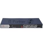 ���������� Hikvision DS-3E0520HP-E, 12?1 ����/� PoE+ + 6?1 ����/� + 2?1 ����/� SFP, �������������