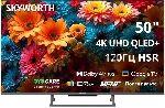 ��������� Skyworth 50" 50Q67H ������ QLED+ UHD 60Hz Smart �� Google TV 2GB/16GB