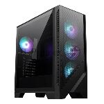 ������������ ������ ��� ����� ������� Case MSI MAG FORGE 320R AIRFLOW, Midi-Tower, TG, 4x120�� ARGB, 2xUSB 3.2, ATX, mATX, mITX ������