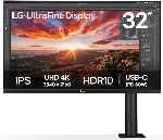 ������� LG 31.5" 32UN880K-B ������ IPS LED 5ms 16:9 HDMI M/M ������� HAS Piv 1000:1 350cd 178��/178�� 3840x2160 60Hz DP 4K USB 10.3��