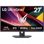 ������� LG 27" 27G610A-B, 2560x1440, IPS, 200Hz, HDMIx2+DP, �����������, ������