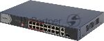 ���������� Hikvision DS-3E0318P-E/M, 16?100 ����/� PoE+ + 1?1 ����/� + 1?1 ����/� Combo (RJ45/SFP), �������������