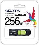������ USB ADATA UC300 (ACHO-UC300-256G-RBK/GN), 256Gb, Type-C USB 3.2, R/W 100/30, ������/�������