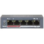 ���������� Hikvision DS-3E1105P-EI, 4?100 ����/� PoE+ + 1?100 ����/�, �������������