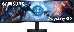 ������� 49" Samsung Odyssey G9 S49FG916EIXCI VA 5120x1440, 144 ��, 1 ��, 32:9, 350 ��/�?, 2xHDMI 2.1, DP 1.4, 3.5 Jack, USB Hub (2x USB 3.0), FreeSync, ��������� ����� (1000R), ������