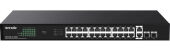 Коммутатор Ethernet 26GE+2SFP с 24 портами PoE TEG1128P-24-250W TENDA