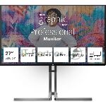 ������� 27" AOC U27U3CV Nano IPS 3840x2160, 60 �� (75 �� ����.), 4 ��, 16:9, 400 ��/�?, 2?HDMI 2.0, DP 1.4, USB-C (96 �� PD), USB Hub (4?USB 3.2 Gen2 + 1?USB-C), RJ-45, 3.5 Jack, �������� (2?3 ��), DisplayHDR 400, Adaptive-Sync, KVM, ������