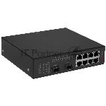 ���������� Hikvision DS-3T0310P, 8?100 ����/� PoE+ + 2?1 ����/� SFP, �������������