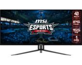 Монитор MSI 40'' MAG401QR Black, 21:9, IPS, 3440x1440, 4ms, 400cd, 155Hz, 2xHDMI, 1xDP, 2xUSB, 1xUSB