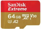 Карта памяти MICRO SDHC 64GB UHS-I SDSQXAH-064G-GN6MN SANDISK