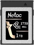 ���� ����� CFexpress 1Tb Netac CF2000 NT02CF2000-001T-S PCIe Gen 3x2 Type B cards, up to 1750MB/1650MB/