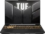 ������� ASUS TUF F16 FX608JMR-RV170 16"(1920x1200 (�������, 165Hz) IPS)/Intel Core i5 14450HX (2.4Ghz)/16Gb/512PCISSDGb/noDVD/Ext:nVidia GeForce RTX 5060(8192Mb)/Cam/BT/WiFi/90WHr/war 1y/2.2kg/Jaeger Gray/DOS