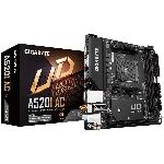 ����������� ����� Gigabyte A520I AC AM4, AMD A520, 2xDDR4-3200 ���, 1xPCI-Ex16, 1xM.2, Mini-ITX