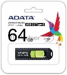������ USB ADATA UC300 (ACHO-UC300-64G-RBK/GN), 64Gb, Type-C USB 3.2, R/W 100/30, ������/�������