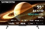��������� QLED Skyworth 55" 55X66H ������/����� Mini-LED 4K Ultra HD 60Hz Google TV 2GB/32GB