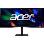 ������� 34" Acer CZ342CURVbmiphuzx VA, 3840x2160, 180 ��, 0.5 ��, 300 ��/�?, 21:9, 1xHDMI, 1xDP, 1xUSB-A, 1xUSB-C, ��������, ��������� 1000R, ������