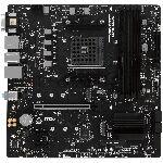 ����������� ����� MSI PRO B550M-P, AM4, AMD B550, 4xDDR4, 4xSATA, 2xM.2, 1xPCIe 4.0 x16, DisplayPort, HDMI, VGA, 1x1Gb LAN, 3x3.5 ��, 7.1, microATX
