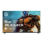 ��������� Sber 50" SDX-50UQ6000DBA ����� QLED 4K UHD 60Hz Smart TV ����� �� 2GB/32GB